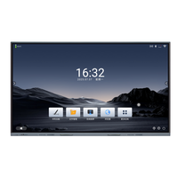 Regitech OEM ODM 4K LCD 65-110 Inci Papan Tulis Digital Interaktif Layar Sentuh Papan Pintar Android Windows 20-Titik