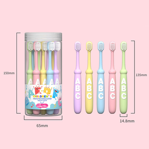 Dexing 10 Pcs Trong Hộp Nhựa Bé Sử Dụng Phim Hoạt Hình Thiết Kế Xử Lý Bàn Chải Đánh Răng 0.15Mm Lông Mềm Kid Bàn Chải Đánh Răng - Product Image 4