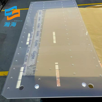 Plaques/feuilles en polycarbonate transparent de haute qualité Hanhai, sur mesure, 3 mm, 4 mm, 5 mm, 10 mm, découpées au laser, écologiques, modernes pour l'extérieur