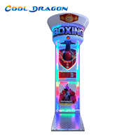 Machine de test de force de frappe à monnayeur Cool Dragon pour parc d'attractions, personnalisable, garantie 1 an