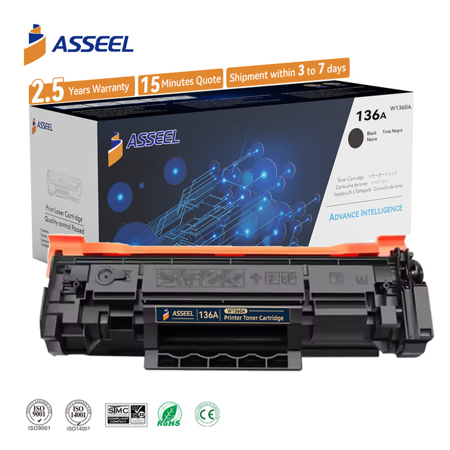 Factory Wholesale 136A Toner W1360A 136X W1360X for HP LaserJet MFP M234 M209 M211 M233 M236 Etc Printer for hp Toner Cartridge