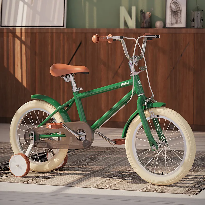 Piccola bici del carrello approvata CE del fornitore della fabbrica della cina per la bicicletta fresca del bambino di bicicleta 12 dei bambini con lo specchio del sacchetto di scuola del casco