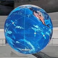 Pantalla LED Esférica en Forma de Globo, Diámetro de 1m, 1.5m, 2m, Pantalla Esférica P2 P2.5, Pantalla LED de Bola para Exposiciones