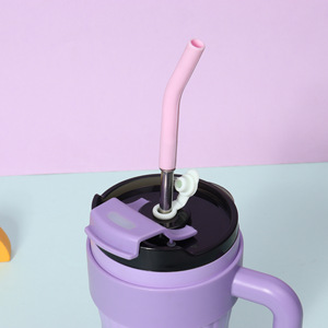 Cartoon Print Insulated Stainless Steel Tumbler With Straw For Children Back To School Use - Product Image 4