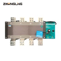 Commutateur de transfert automatique triphasé à double alimentation ATS, pièces de générateur SKT1-1000A, commutateur de transfert automatique Aisikai ATS