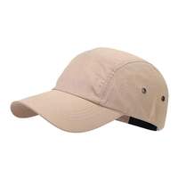 5 panneaux respirant à séchage rapide en nylon alpinisme chapeau d'équitation casquette de course casquettes de course avec rabat casquette de camping