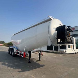 45 Cbm порошковый бак грузовик полуприцеп главный 3-осевой сухой цементный транспортный прицеп - Product Image 4