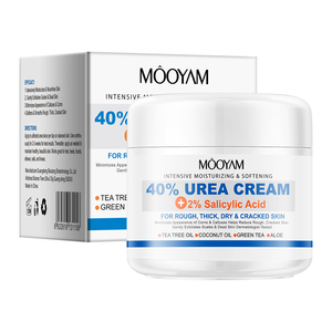 Crema Exfoliante Corporal con 2% de Ácido Salicílico y 40% de Urea, Crema Hidratante para Piel Seca, Crema Calmante con Extractos de Plantas, Marca Privada OEM - Product Image 6