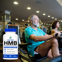 Capsules de calcium HMB certifiées GMP pour la récupération musculaire après l'entraînement, poudre HMB personnalisée, supplément de nutrition sportive pour la récupération, fabrication en usine