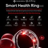 Bague connectée JCRing X3B OEM ODM pour la santé, gestion de la santé féminine et de la grossesse, suivi quotidien, bague BGEM GLU