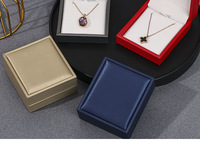 Boîte à bijoux A1 Gold Joyero en satin haut de gamme, papier artistique/papier spécial, taille et forme personnalisées, couleur CMYK/Pantone, pour collier et bague