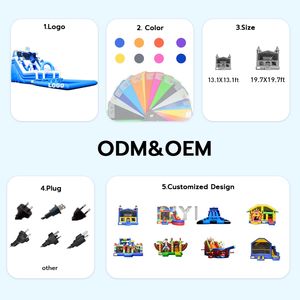 Toboggans gonflables sur mesure de qualité commerciale, directement de l'usine, pour enfants et adultes - Product Image 4