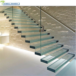 บันไดกระจกลามิเนตหลายชั้น15 + 15มม./19 + 19มม. บันไดลอย - Product Image 2