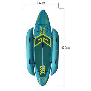 Kayak de pesca inflable para 2 personas con diseño antivuelco para fundición en el océano - Product Image 2