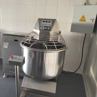 Mélangeur à spirale automatique commercial 130L/50kg, mélangeur à pâte électrique pour gâteaux, pain, farine, pétrin industriel, machine de boulangerie