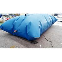 Seau gonflable pliable en PVC/TPU pour stockage d'eau, capacité de 50000 litres, 10000 gallons