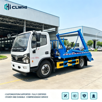 Camion à ordures Dongfeng à bras oscillant, conduite à gauche/droite, 4x2, compacteur de déchets Euro 3, directement de l'usine