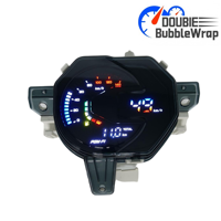Untuk Honda Beat Fi V2 2016-2019 Speedometer LED Digital Versi Oranye dan Biru Tachometer Digital LED