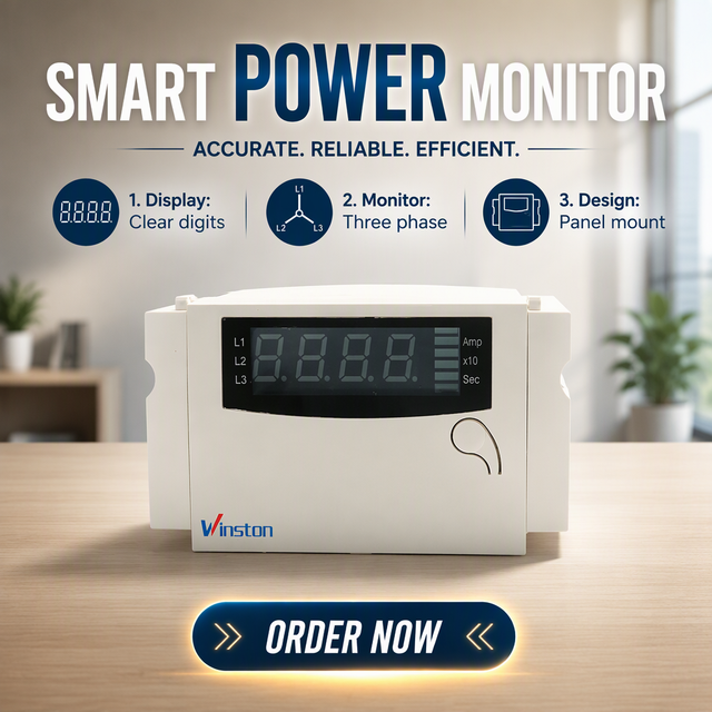 Winston WST-PMZ Protection Electric Motor DigItal Overload Relay
