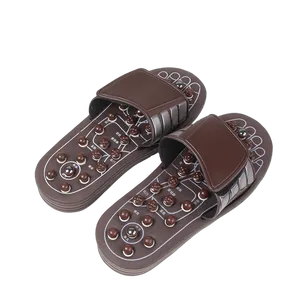Vendita calda a pois Design <span class=keywords><strong>giapponese</strong></span> salute <span class=keywords><strong>digitopressione</strong></span> massaggiatore piedi pantofole girevoli punto di Acupoint Sole cura del benessere - Product Image 1