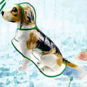 Transparent Dog Raincoat, Waterproof Rain Poncho for Dogs and Cats, Lightweight Hooded Pet <b>Jacket</b> Wholesale Promotional Gift - Product Image 3