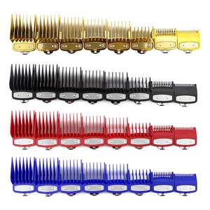 8PCS Professional Limit Comb Cutting Guide Combs 1.5/3/4。5/6/10/13/15/19ミリメートルSet Fits All Full Size Clippers - Product Image 1