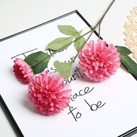 Arreglo de Pared de Flores Artificiales de Hortensias de Tela de Seda Grandes para Bodas, Estilo Monet, 50 Piezas, Tamaño Personalizado