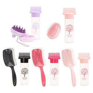 Hair Care Bottle <b>Set</b> With Brush And <b>Measuring</b> <b>Cup</b> For Shampoo Conditioner Hair Dye Styling Tools - Product Image 1