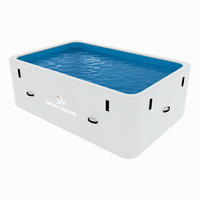 Piscine gonflable de plongeon haut de gamme en Drop Stitch pour jardin, piscine extérieure, logo personnalisé, vente en gros pour les distributeurs