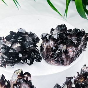 แผงคริสตัลอัญมณีหินบำบัดแบบสโมคกี้คลัสเตอร์สำหรับเป็นของขวัญและของตกแต่งมาใหม่ข้อเสนอพิเศษ - Product Image 6