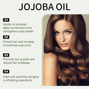 Cápsulas de Suero Capilar con Aceite de Jojoba Orgánico Natural, Ácido Hialurónico y Menta, 50 Unidades, Vitaminas Reparadoras para el Cabello, Venta Caliente Personalizada - Product Image 3