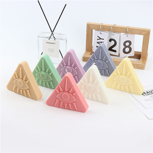YS coréen bricolage Triangle psychique pyramide oeil forme bougie moule Silicone tout <span class=keywords><strong>voyant</strong></span> oeil Triangle bougie savon plâtre faisant moule - Product Image 3