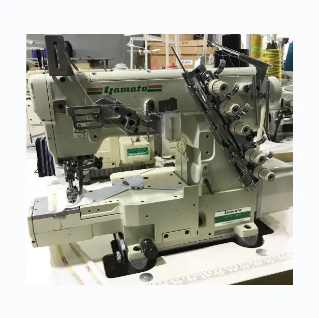Economy Type Used Yamato VC1700-8F Class High Speed Cylinder Bed Interlock Stitch Mini Sewing Machine