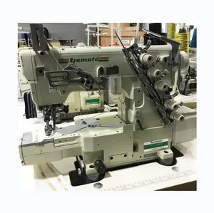 Economie Type Gebruikt Yamato VC1700-8F Klasse High Speed Cilinder Bed Interlock Stitch Mini Naaimachine