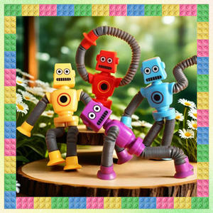 Juguete Robot Telescópico para Niños con Ventosa, Tubo Telescópico Variable, Juguetes Antiestrés Divertidos para Niños, Regalo de Descompresión - Product Image 5