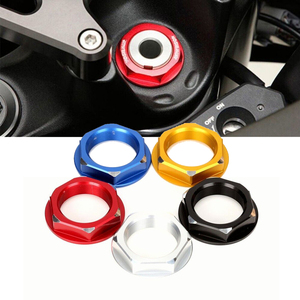 Para SUZUKI GSXS1000 GSXS1000F <span class=keywords><strong>GSX</strong></span> <span class=keywords><strong>S1000</strong></span> S1000F <span class=keywords><strong>S</strong></span> 1000 F GSXS 1000F 2015 - 2021 Tuerca del orificio central del yugo de la tija triple del manillar - Product Image 1