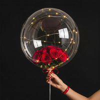 20 ballons à bulles de 24 pouces, ballons en plastique pour fête, anniversaire, mariage, décorations sous-marines, 10 ballons Bobo transparents