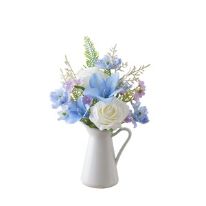 CallaFloral Mur floral artificiel suspendu, bouquet de roses mélangées, toucher naturel, décoration de mariage, décoration intérieure transfrontalière - Product Image 5