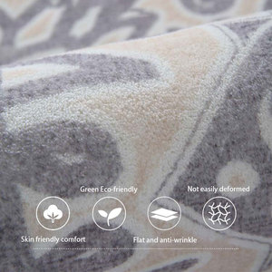 <span class=keywords><strong>Tapis</strong></span> d'hiver en cachemire épais pour chambre à coucher <span class=keywords><strong>Tapis</strong></span> de lit <span class=keywords><strong>devant</strong></span> le canapé Table basse <span class=keywords><strong>Tapis</strong></span> de pied rayé pour baie vitrée Fabriqué à la machine - Product Image 2