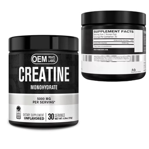 Complément en poudre de créatine monohydrate OEM/ODM 5000 mg, idéal pour améliorer la force globale avant et après l'exercice - Product Image 1