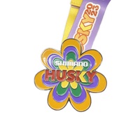 Médailles en aluminium plaqué or personnalisées pour le sport, marathon, récompenses, souvenirs, Père Noël, vente en gros