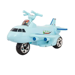 Coche Eléctrico de Pedales para Niños con Diseño de Avión 2026, Asientos Dobles, Bicicleta Columpio y Coche Deslizante para Bebés, Juguete Recargable Unisex para Niños - Product Image 1