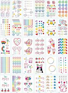 <span class=keywords><strong>Tatuajes</strong></span> Temporales Tiny Tattoo Stickers <span class=keywords><strong>para</strong></span> Mujeres <span class=keywords><strong>Hombres</strong></span> niños 30 Hojas Flor Palabra <span class=keywords><strong>Pequeños</strong></span> Patrones Impermeable Temp Tattoo - Product Image 5