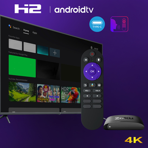 Mini 4k H2 <span class=keywords><strong>Android</strong></span> TV Box với thiết kế mới android14 Wifi Dual Band và BT bằng giọng nói điều khiển từ xa miniott Set Top Box - Product Image 4