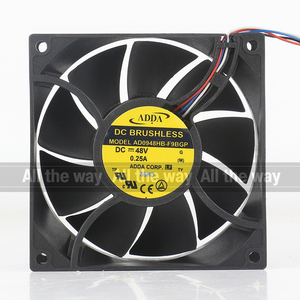 Adda 5V 12V 24V <span class=keywords><strong>DC</strong></span> 48V 0.25A <span class=keywords><strong>AC</strong></span> EC 9038 90x90x38mm 9cm biến tần 4-Wire <span class=keywords><strong>PWM</strong></span> máy chủ kiểm soát nhiệt độ AD0948HB-F9BGP Quạt làm mát - Product Image 4