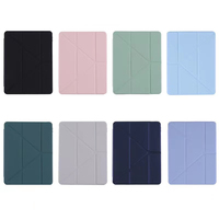 Étui intelligent ultra fin et léger en PU+TPU avec support pliable, fonction de réveil et de mise en veille automatiques pour iPad Air 2 Pro 9.7