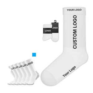 Breathable Non Slip Embroidered Sports <b>Socks</b> – Running Sports Ankle Cotton <b>Socks</b> with Logo for Men Women - Product Image 1