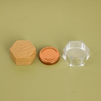Stoples Kaca Heksagonal Premium Grosir untuk Madu, Selai, Saffron dengan Tutup Ulir 50ml 100ml 280ml 360ml 500ml