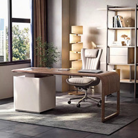 Bureaux et chaises de bureau modernes en bois massif-Bureaux d'ordinateur haut de gamme durables pour la maison et le commerce