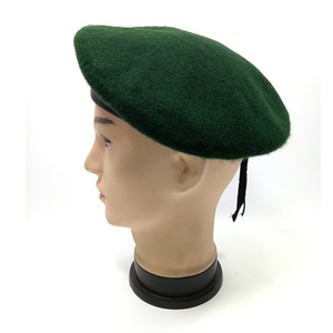 Bérets verts confortables en Offre Spéciale laine pour hommes <span class=keywords><strong>français</strong></span>, vente en gros, usine professionnelle personnalisée, 100% - Product Image 4